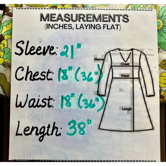 Milly Cabana Y2K Resort Tunic Dress Signed Mod Floral Print Gold Tassel Detail M - Picture 6 of 11